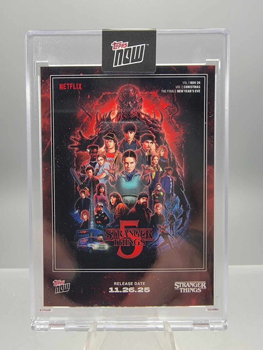 2025 Topps NOW Stranger Things Season 5 Poster Card #STRA
